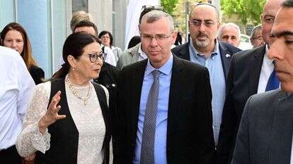 יריב לוין ואסתר חיות. | מיכאל גלעדי, פלאש 90