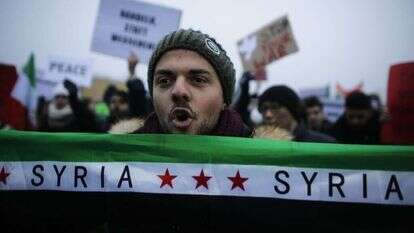 מפגינים בסוריה. | Markus Schreiber, AP