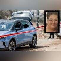 בת שבע נגרי הי"ד, לצד זירת הפיגוע בצומת הכבשים. צילומים: דוברות, חיים גולדברג, פלאש 90