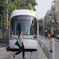 הרכבת הקלה בגוש דן. | EPA