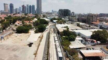 הרכבת הקלה בגוש דן. | EPA