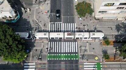 הרכבת הקלה בגוש דן | AFP