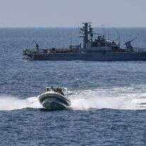 כלי שיט ישראליים סמוך לראש הנקרה. | AFP