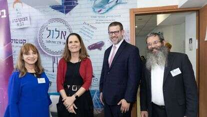 סגנית השר מיכל וולדיגר בקמפוס טל. | מיכאל ארנבורג