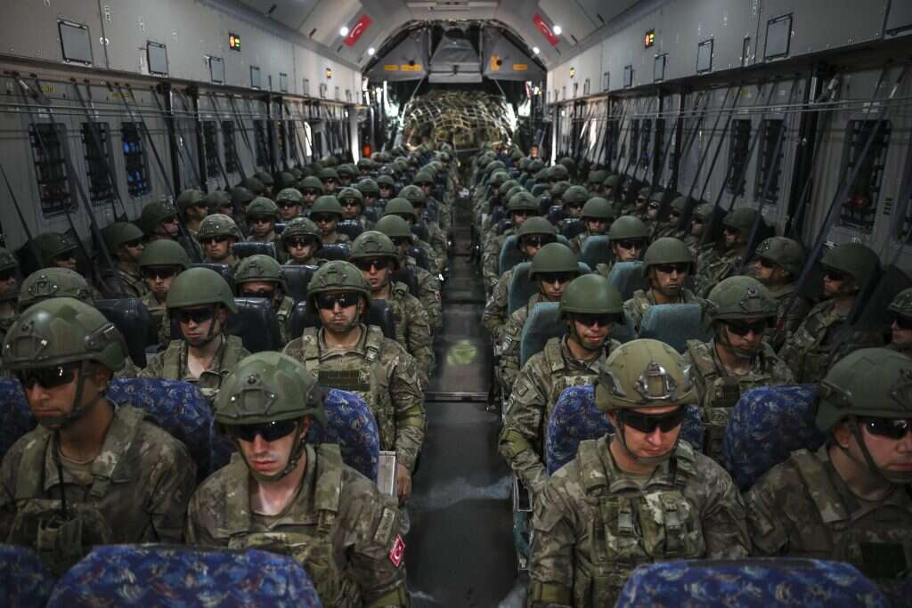 הקשרים האישיים שיפרו את הפעילות הצבאית. כוחות נאט"ו בדרכם לטורקיה, יוני 2023. | גטי אימג'ס