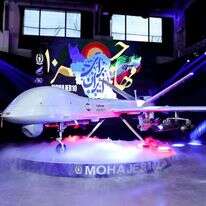 המל"ט האיראני מוהג'ר 10. | AFP