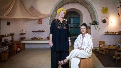 לירז בטיטו וצורית אבן־אש (מימין לשמאל). | חיים גולדברג, פלאש 90