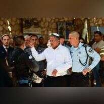 השר בן־גביר בעין־גדי. | חיים גולדברג, פלאש 90