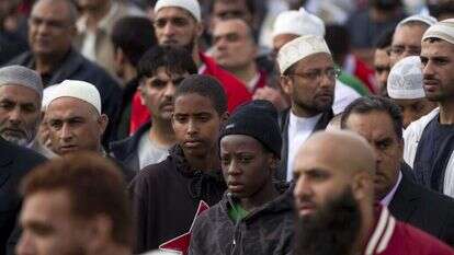 מוסלמים בלונדון. | Matt Dunham, AP