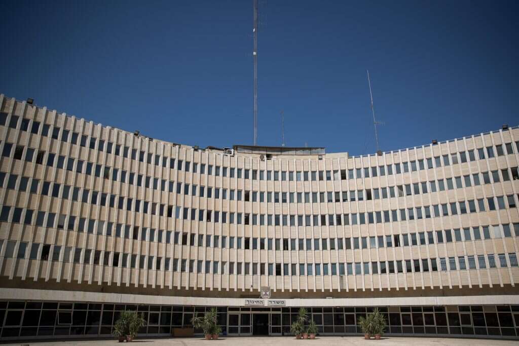 משרד החינוך. | יונתן זינדל/פלאש 90