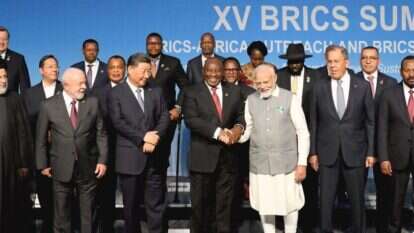 ועידת ה-BRICS 2023 בדרום אפריקה. | EPA ועידת ה-BRICS 2023 בדרום אפריקה. | EPA