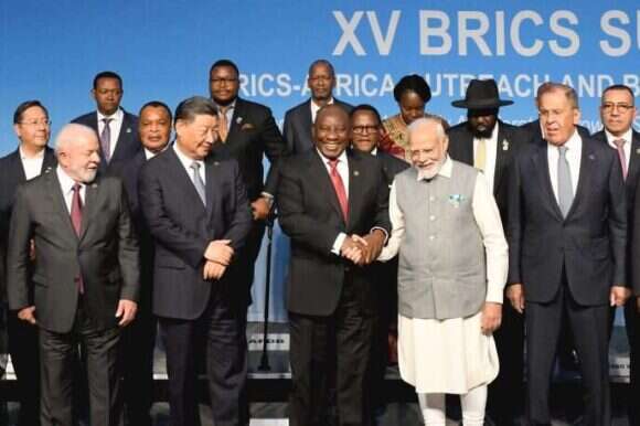 ועידת ה-BRICS 2023 בדרום אפריקה. | EPA ועידת ה-BRICS 2023 בדרום אפריקה. | EPA