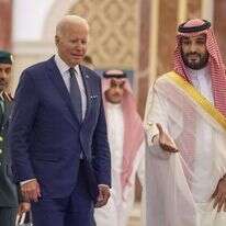 בן־סלמאן וביידן, יולי 2022. | גטי אימג'ס