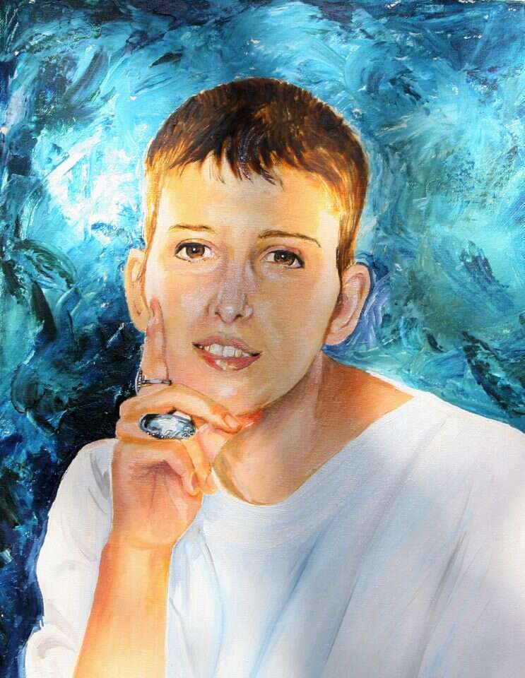 אני הייתי אימא שלה, אבל היא הייתה המדריכה שלי לחיים". דסי רבינוביץ. ציור דיוקן: רחל פז