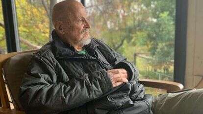 יואל הופמן בביתו, 2019. | תמר מור סלע