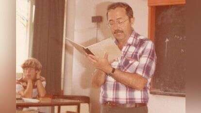 לא ויתר על התלמידים, הסביר באורך רוח ורכש את ליבם. יוסקה אחיטוב. באדיבות המשפחה