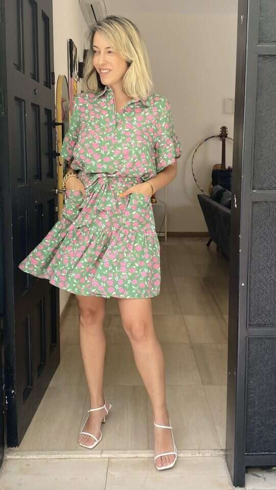 שמלת דורותי אמרלד קצרה. | יחצ pioo pioo