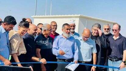 גזירת הסרט במטמנה. | חמאד אבועלקיאן