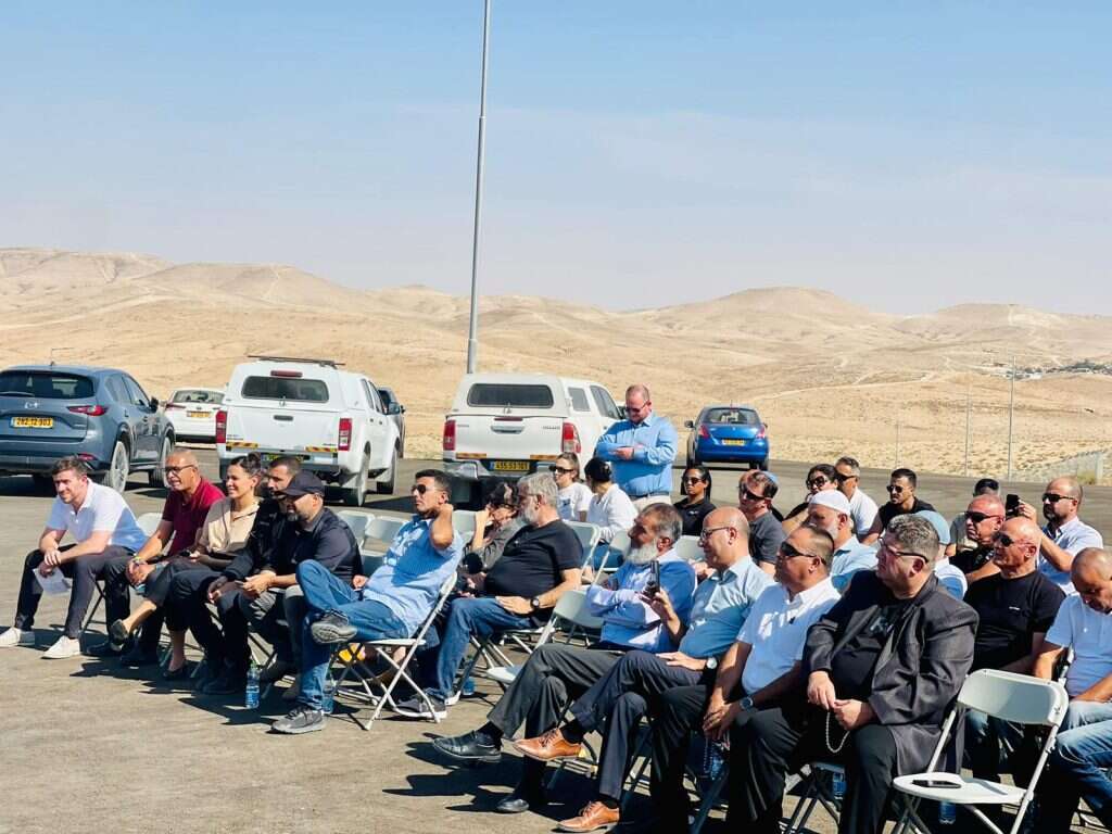 טקס גזירת הסרט במטמנה. | חמאד אבועלקיאן