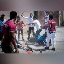 מהומות אלימות של מסתננים אריתראים בת"א. | עומר פישמן, פלאש 90