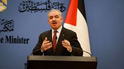 ראש הממשלה הפלסטיני, מוחמד אשתייה. | פלאש 90