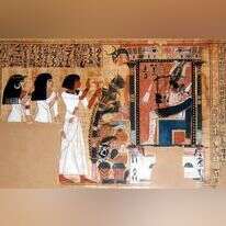 הניחו להולכים. מתוך "ספר המתים" המצרי