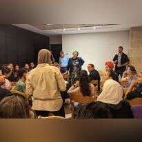 פרופ' איתן גלון מתפרץ לדברי השרה אורית סטרוק במהלך כנס לפתיחת שנה למתנדבי השירות הלאומי-אזרחי של בית החולים הדסה עין כרם