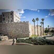 הדרך אל שער יפו, ירושלים. | יונתן זינדל - פלאש 90