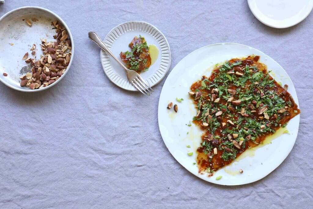 קרפצ׳יו תמרים. | אפרת ליכטנשטט קרפצ׳יו תמרים. | אפרת ליכטנשטט