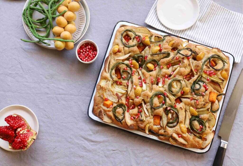 פוקצ׳ה מהודרת עם סימני החג. | אפרת ליכטנשטט פוקצ׳ה מהודרת עם סימני החג. | אפרת ליכטנשטט