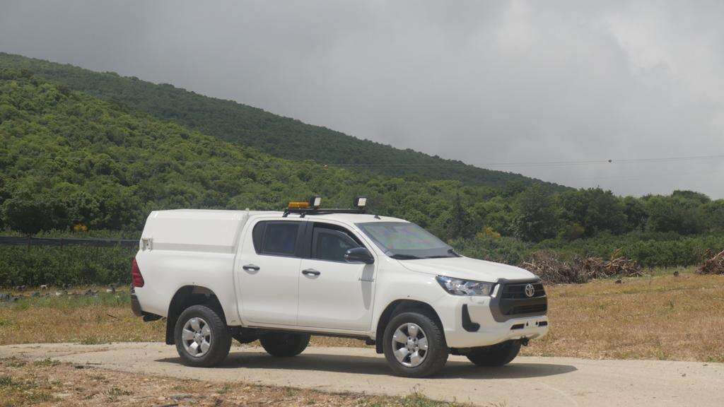 רכב ממוגן שרכש משרד הביטחון. | אגף דוברות וקשרי ציבור במשרד הביטחון