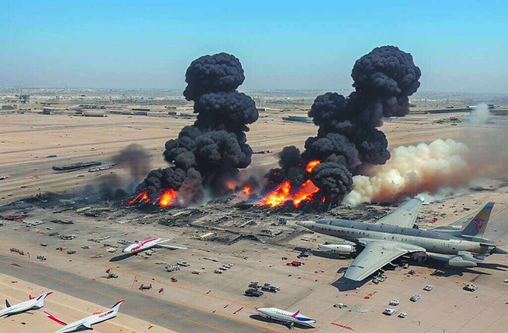 הפגזות כבדות בעבר לא שברו חברות אזרחיות, גם כאלו עם נתונים פחות טובים משל ישראל. הדמייה שנוצרה בבינה מלאכותית