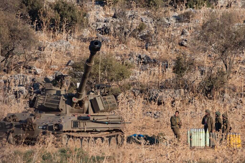 תותחים בגליל העליון סמוך לגבול ישראל לבנון. | אייל מרגולין, ג'יני