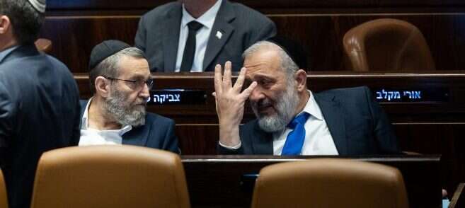 דרעי וגפני. | יונתן זינדל, פלאש 90