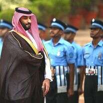 מוחמד בן סלמאן בוועידת 20G. | AFP