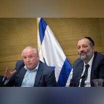 דרעי והשר אמסלם. | מרים אלסטר, פלאש 90