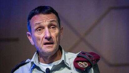 הרמטכ"ל הרצי הלוי. | יונתן זינדל, פלאש 90 הרמטכ"ל הרצי הלוי. | יונתן זינדל, פלאש 90