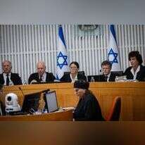 שופטי בג"ץ בדיון על עילת הסבירות. | יונתן זינדל / פלאש90