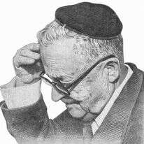 השתהותו של המשיח מחייבת אותו להמשיך בתפקידו כסופר. ש"י עגנון. | שאטרסטוק