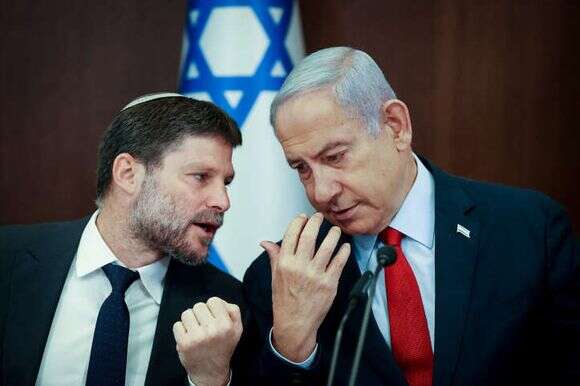 נתניהו וסמוטריץ'. | Amit Shabi/POOL נתניהו וסמוטריץ'. | Amit Shabi/POOL