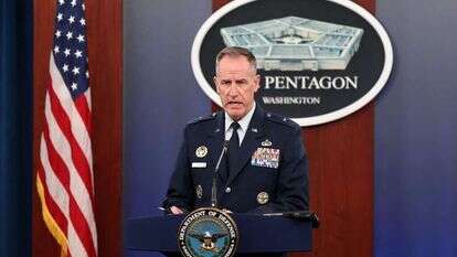 דובר הפנטגון במסיבת עיתונאים דו"ח ה-UAPs | Kevin Dietsch/Getty Images/AFP