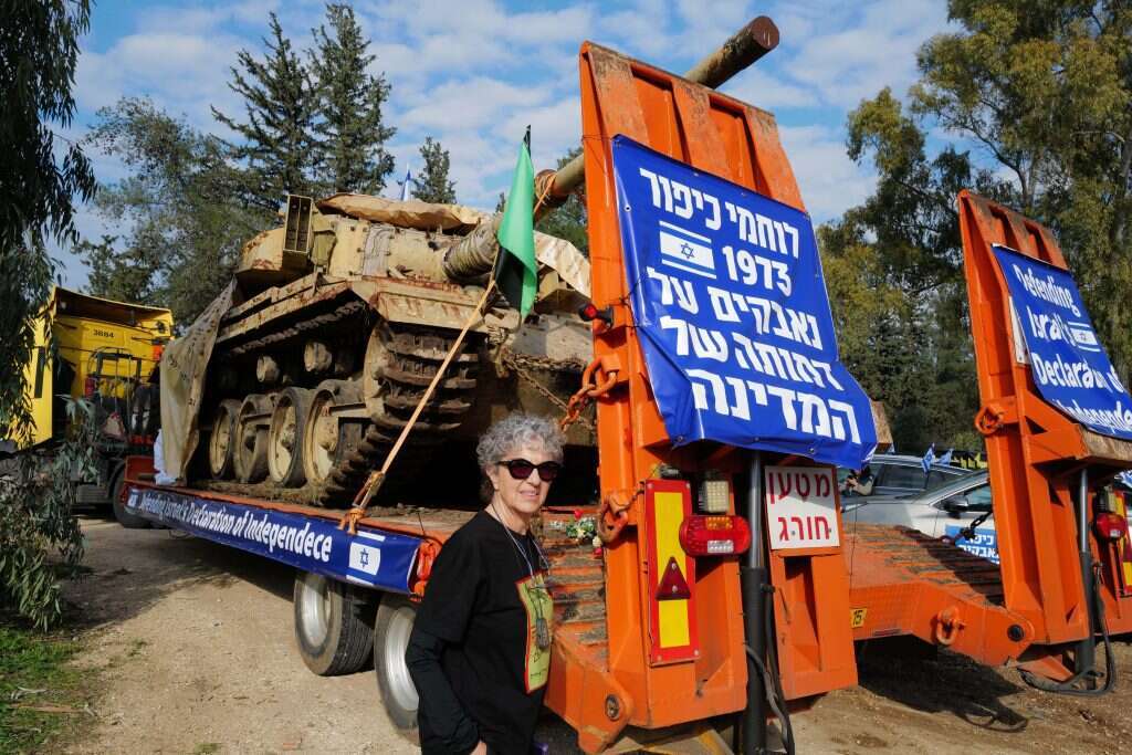 מבצע החרמת הטנק בחורף בידי מתנגדי הרפורמה. | מיכאל גלעדי, פלאש 90