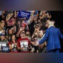 טראמפ בעצרת של המפלגה הרפובליקנית בדרום דקוטה. | איי.אף.פי