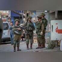 כוח חיילי מילואים בפעילות מבצעית בחווארה. | נאסר אישתייה, פלאש 90