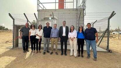 טקס חנוכת האנטנה הסלולרית ברמת הנגב. | דוברות רמת הנגב