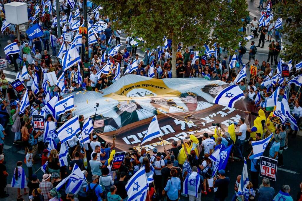 הפגנת תומכי הרפורמה בירושלים. | חיים גולדברג, פלאש 90