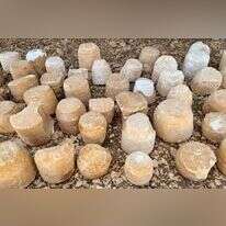 כלי אבן שהתגלו בחפירות הארכיאולוגיות בבנימין. | המנהל האזרחי