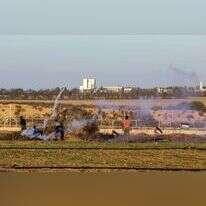 ההתפרעויות על גדר רצועת עזה. | Abed Rahim Khatib, פלאש 90