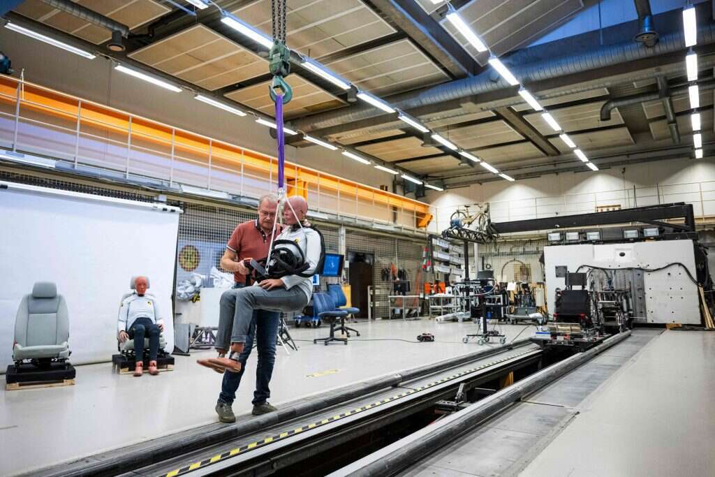 בובת ריסוק נשית. | Jonathan NACKSTRAND / AFP