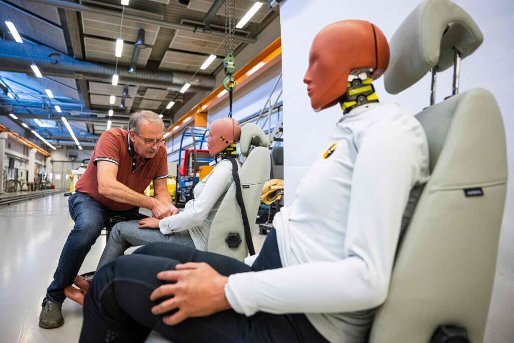 בובת ריסוק נשית. | Jonathan NACKSTRAND / AFP